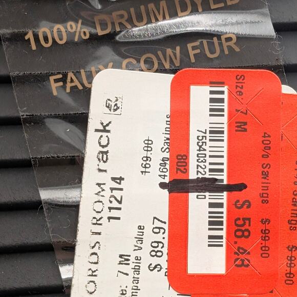 DKNY Powell Wedge Booties Round Toe Back Zip Women's Black Size US7M EU37.5B - Picture 11 of 12